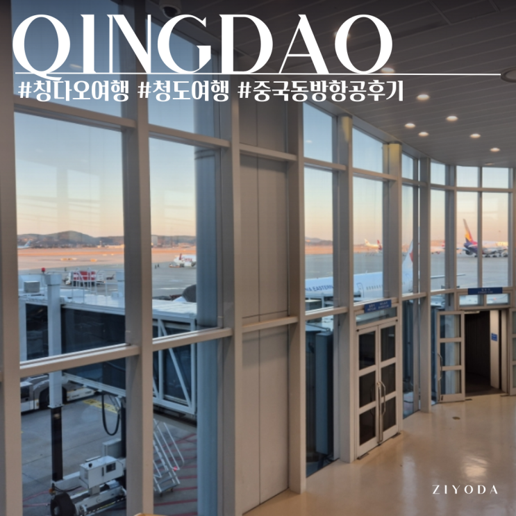  중국동방항공 칭다오(청도) 온라인체크인 및 탑승후기