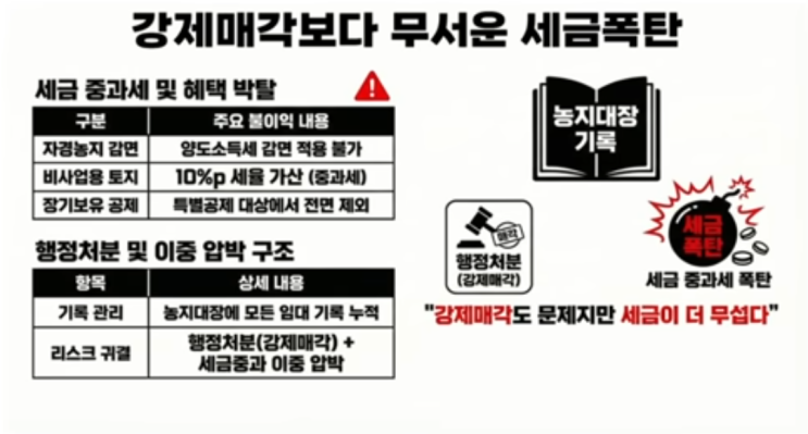  상속받은 시골 땅 무심코 방치했다가 1억 벌금? 농지 강제처분 실태