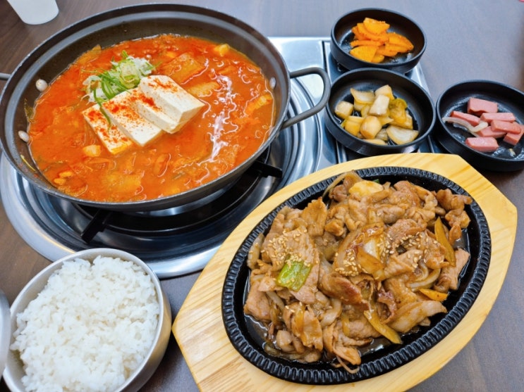  [ 전주 맛집 ] 김영찬아저씨김치찌개 본점 # 전주신시가지 가성비 만점 김치찌개 제육 불고기 백반 맛집 24시  배달 추천
