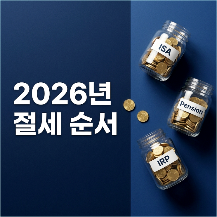  ISA 연금저축 IRP 순서, 2026년 월급별 절세 계좌 우선순위 가이드