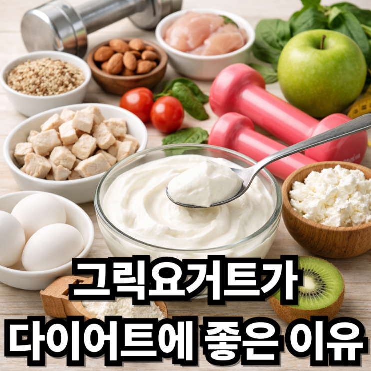  그릭요거트 단백질 함량, 다이어트에 좋은 이유
