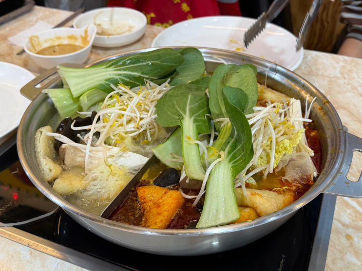  부천 훠궈 무한리필 맛집 초원 샤브샤브에서 가성비 훠궈 뿌시기