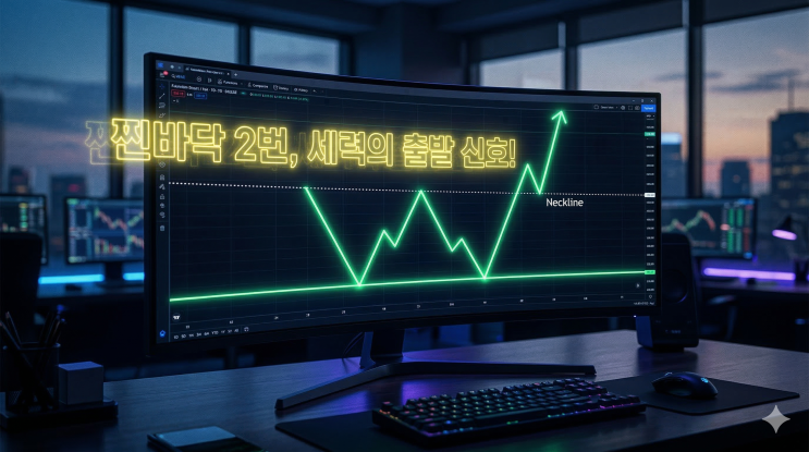  [비트코인 쌍바닥] W패턴 차트 보는 법 및 찐바닥 매매