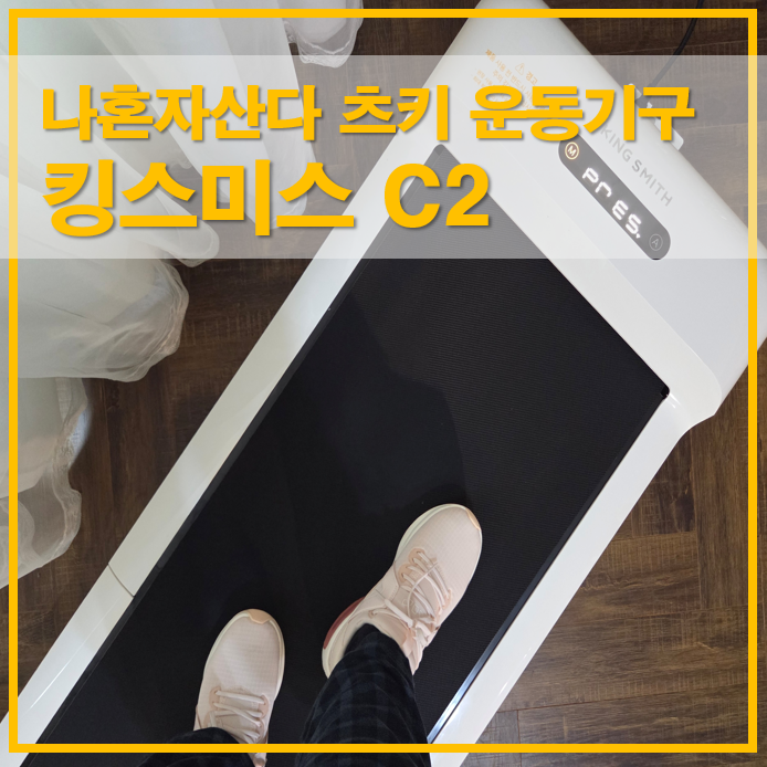  나혼자산다 츠키 운동기구 가정용 워킹패드 킹스미스 C2 사용법 후기