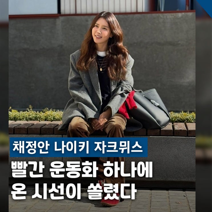  채정안 나이키 자크뮈스 운동화 가격, 착장 속 가방 정체까지
