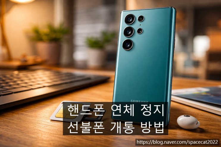  핸드폰 연체 정지 개통 선불폰으로 해결하기