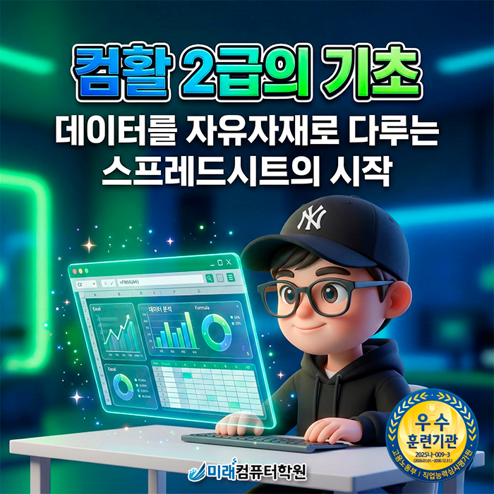  사상 국비지원 컴퓨터학원 : 컴활 2급 자격증 취득하고 사무직 취업 성공하기