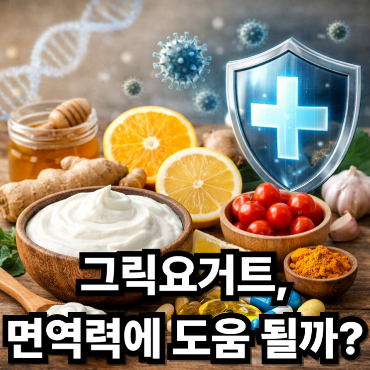  그릭요거트와 면역력, 실제 도움 될까? 유산균 효과 정리