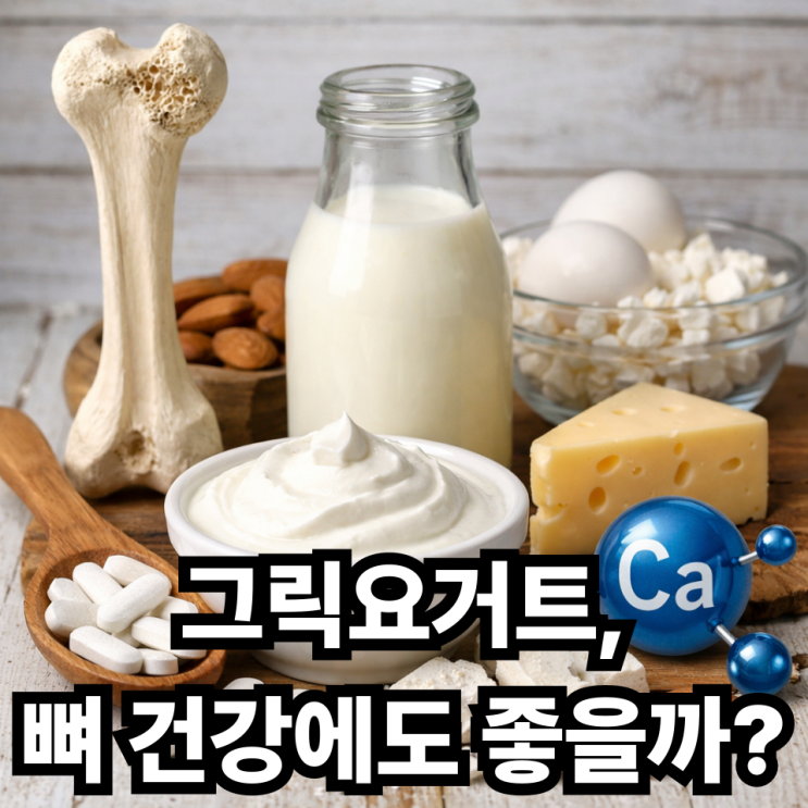  그릭요거트와 뼈 건강, 칼슘 흡수에 도움 될까?