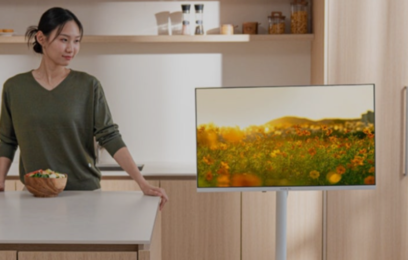 이동식 스마트TV 추천 와이드무빙뷰 40인치 후기 | 화이트 인테리어 TV + 네이버 40% 할인 정보