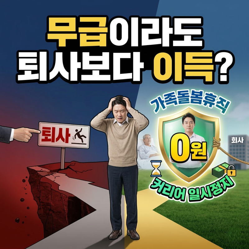 가족돌봄휴직 무급 팩트체크, 2026년 월급 손실 막는 법