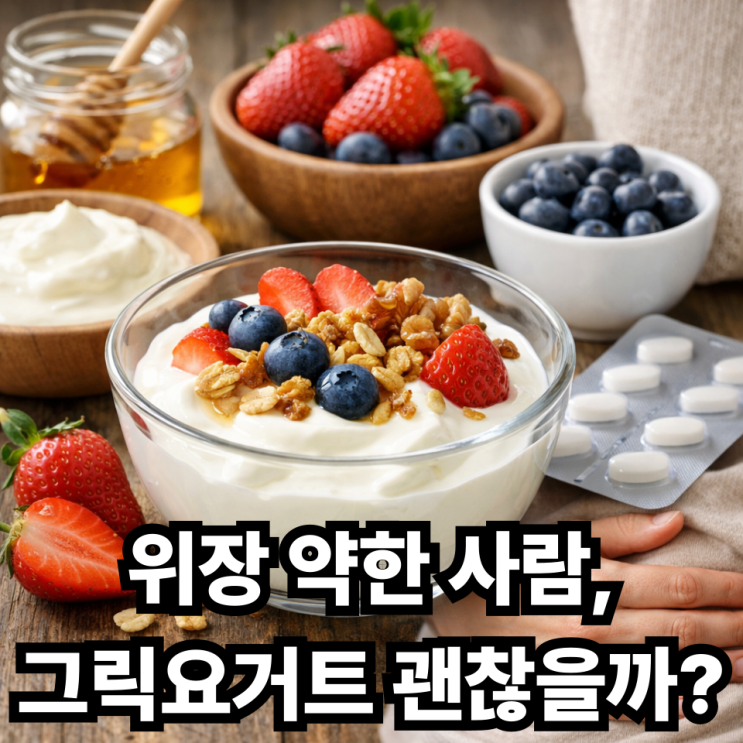  그릭요거트 위장 약한 사람에게 괜찮을까? 먹기 전 알아둘 점