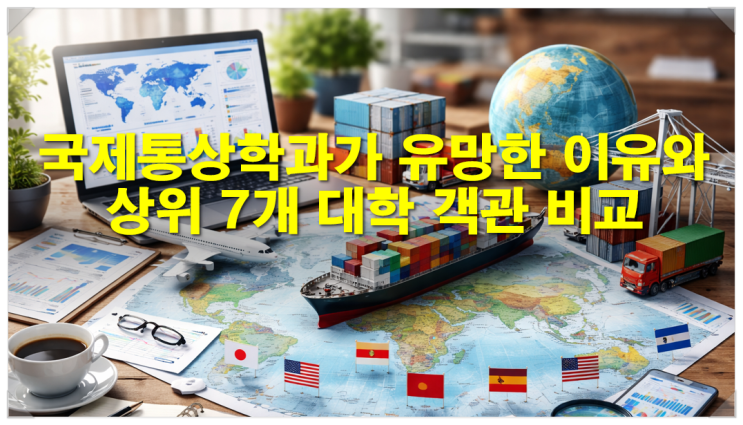  국제통상학과가 유망한 이유와 상위 7개 대학 객관 비교