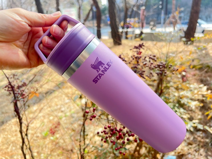  고급 단체 기념품 선물 스탠리 카페 투고 트래블 머그 591ml 텀블러 레이저각인 인쇄 제작 후기