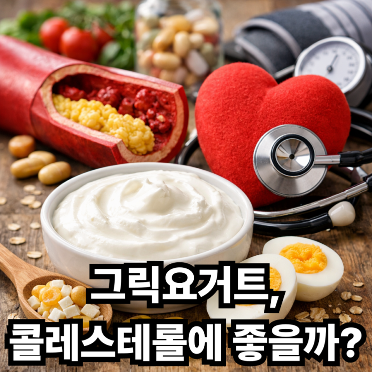  그릭요거트와 콜레스테롤, 심혈관 건강에 어떤 영향이 있을까?