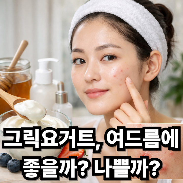  그릭요거트와 피부 건강, 여드름에 영향 있을까?