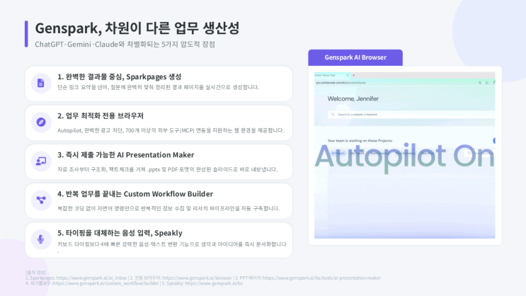  젠스파크(Genspark) 사용법부터 AI 슬라이드 제작까지, 겜스고 할인 코드로 가성비 챙기기