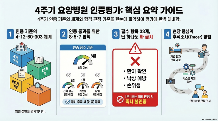  4주기 요양 병원 인증 평가 및 조사 방법 총정리