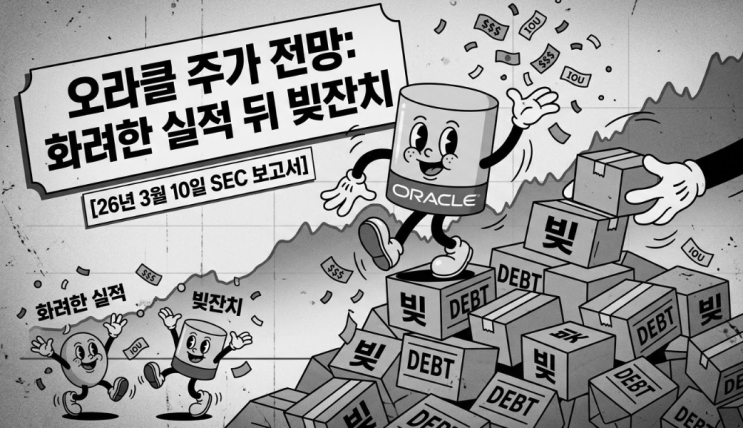  [26년 3월 10일 SEC 보고서] 오라클 주가 전망: 화려한 실적 뒤 빚잔치
