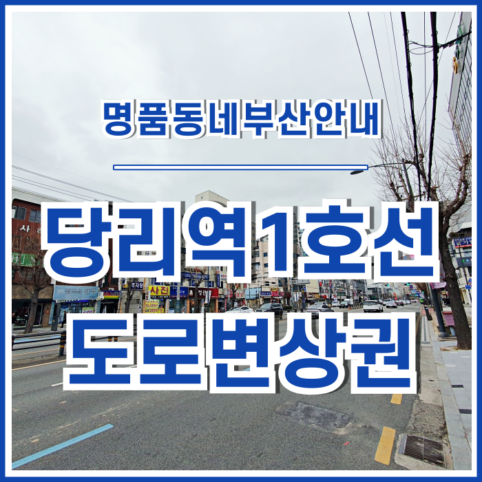  [당리역] 서부산 교통과 주거, 행정구역 상권이 결합된 당리역도로변상권을 알아보자~!