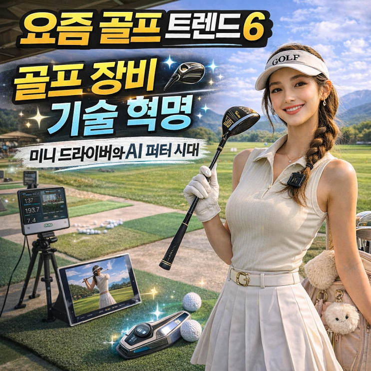  요즘 골프 트렌드 6｜골프 장비 기술 혁명, 미니 드라이버와 AI 퍼터 시대