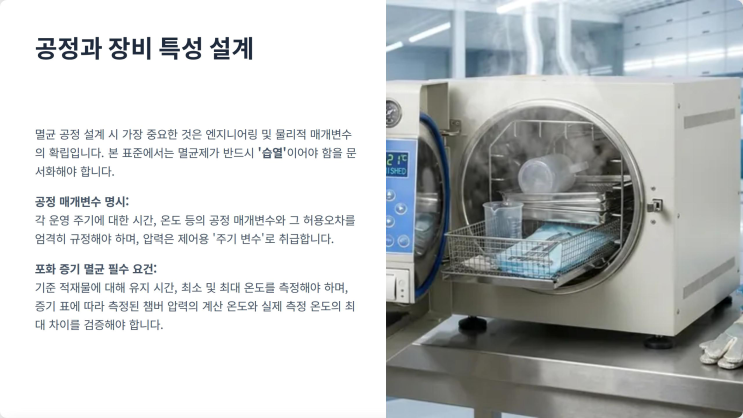  [ISO 17665:2024] 의료기기의 습열 멸균 - 공정 개발, 밸리데이션 및 일상관리 요구사항