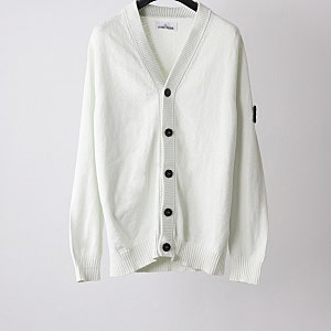 [판매완료] 스톤아일랜드 램스울 니트 가디건 XL사이즈 512B0 STITCH COTTON NYLON KNIT CARDIGAN