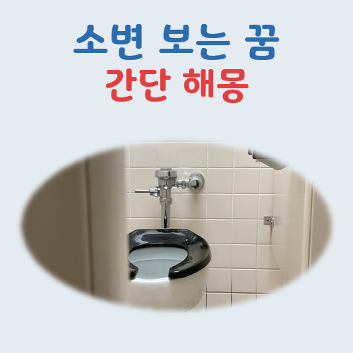 소변보는 꿈 해몽 풀이 (요강에 방에서 화장실에서 아기가)