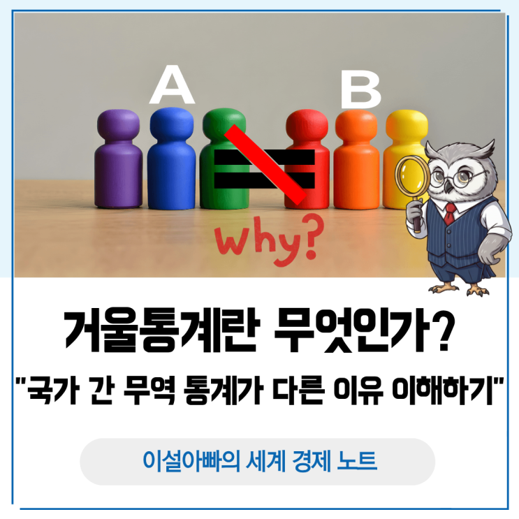 거울통계(Mirror Statistics)란 무엇인가: 국가 간 무역 통계가 다른 이유 이해하기