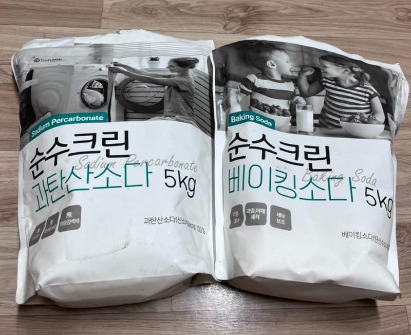 집안 온갖거 후기 쓰는2)순수크린 과탄산소다+베이킹소다 5KG