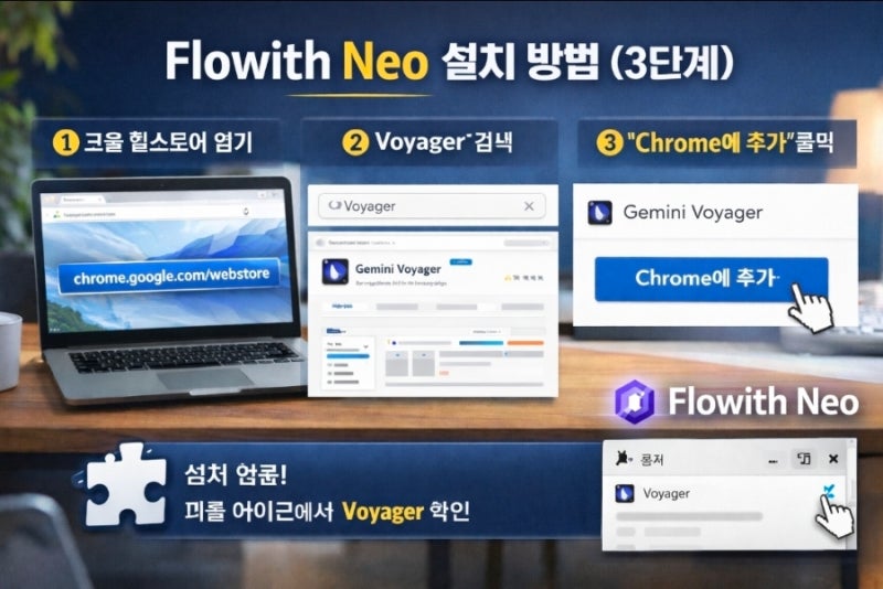 Flowith Neo와 Voyager 설치방법! (AI 긴 글 작성 AI) : 네이버 블로그