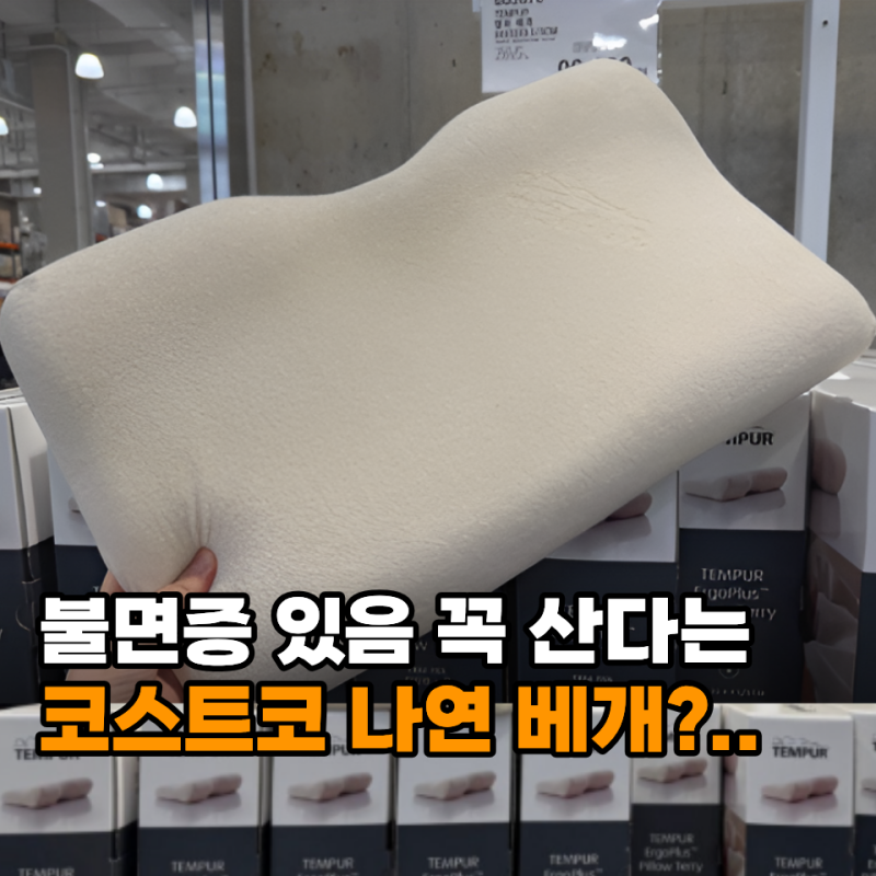 트와이스 나연 베개, 불면증 있는 사람들이 "꼭 쓴다는" 코스트코 추천템