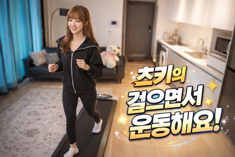 나혼자산다 츠키 가정용 접이식 런닝머신 추천 킹스미스 워킹패드 최저가