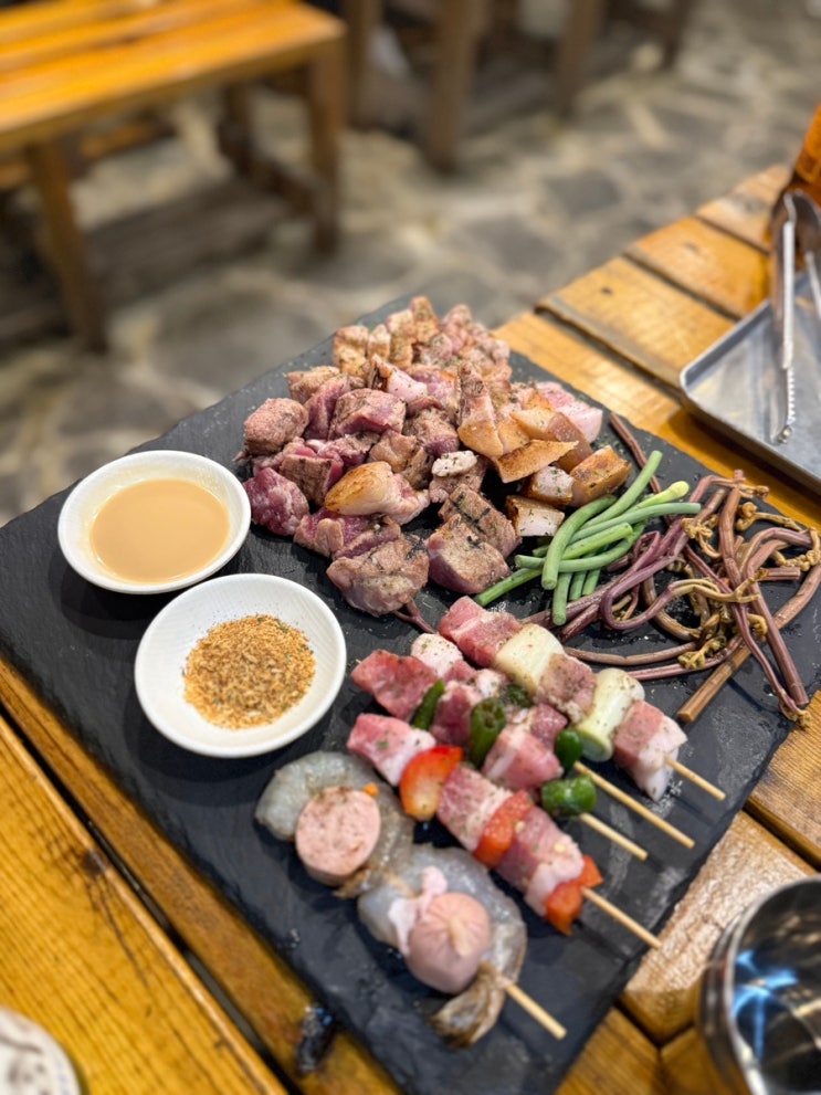  부산 송정 맛집 부산 기장 삼겹살 고기집 가족외식 : 더바베큐051