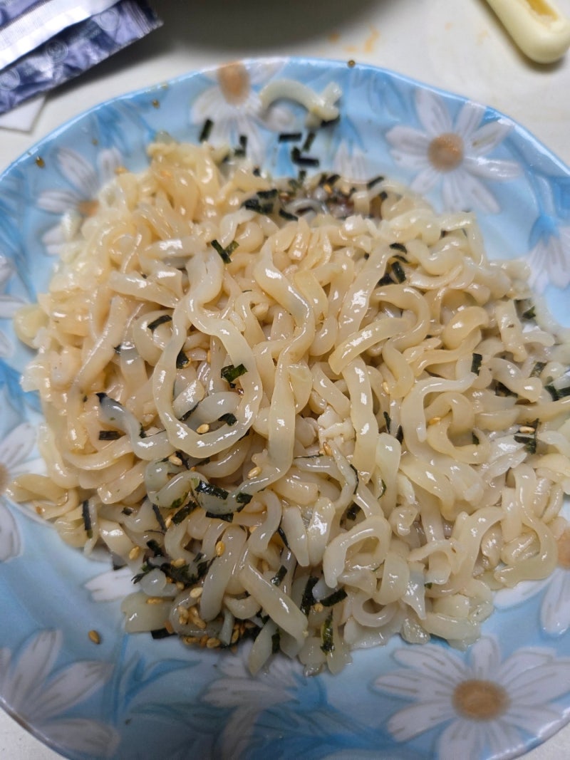 한둘 쫄깃 생두부면 동생이 줘서 먹어봤어요~너무 맛있네요