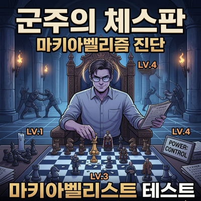  [심리테스트] 내 안의 악마성 테스트 ️ 군주의 체스판 '마키아벨리즘' 테스트 (소름돋는 딜레마)