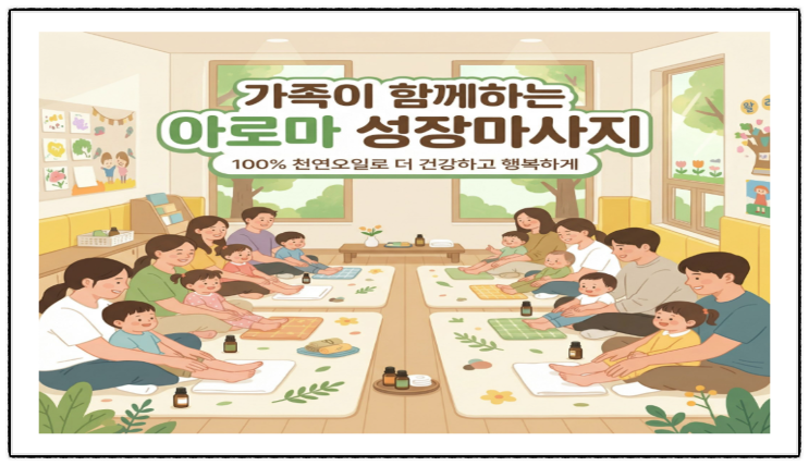  어린이집 유치원 연간 오감발달 행복 성장 마사지 (아로마힐링데이)