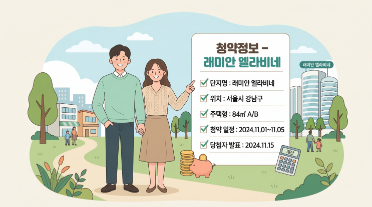   래미안 엘라비네 청약 완벽 정리 | 강서구 방화뉴타운 대장주 분양 총정리