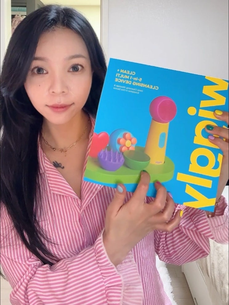  위글리 클렌징 디바이스 5종 헤드로 머리부터 발끝까지 자기관리 루틴 정리