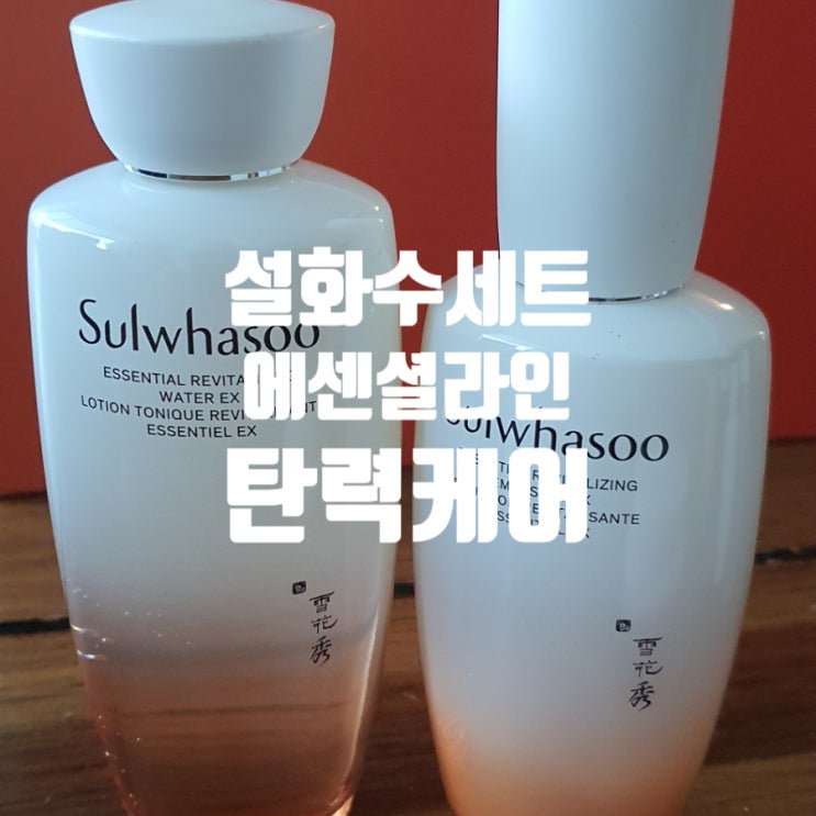  설화수 세트 에센셜 탄력케어 선물 받은 인생 스킨케어