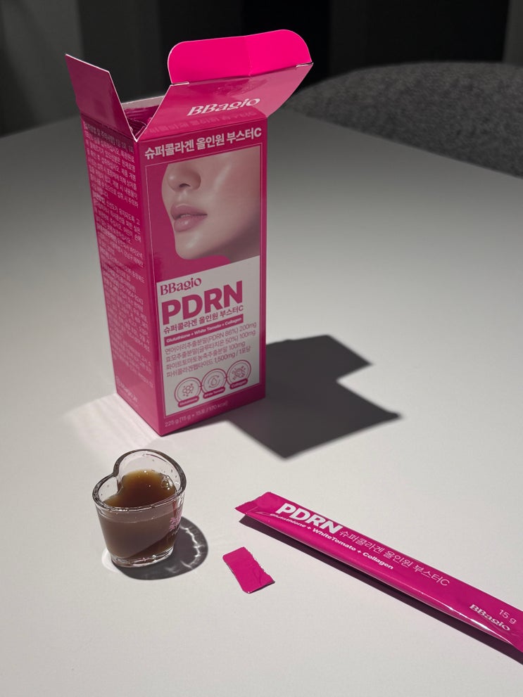  PDRN 미백 광채 관리, 바지오 '마시는 PDRN 슈퍼콜라겐' 후기