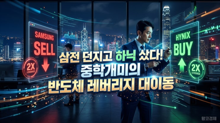  삼전 던지고 이것 담았다고? 중학개미가 다시 베팅한 반도체 승자는 누구일까?