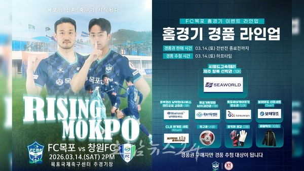 FC목포, 창원FC 상대로 14일 ‘첫 승’ 노린다!