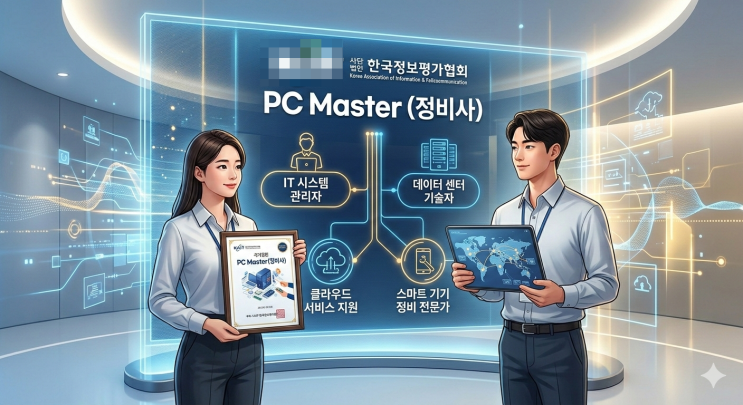  사단법인 한국정보평가협회 국가공인 PC Master(정비사) 자격증 소개