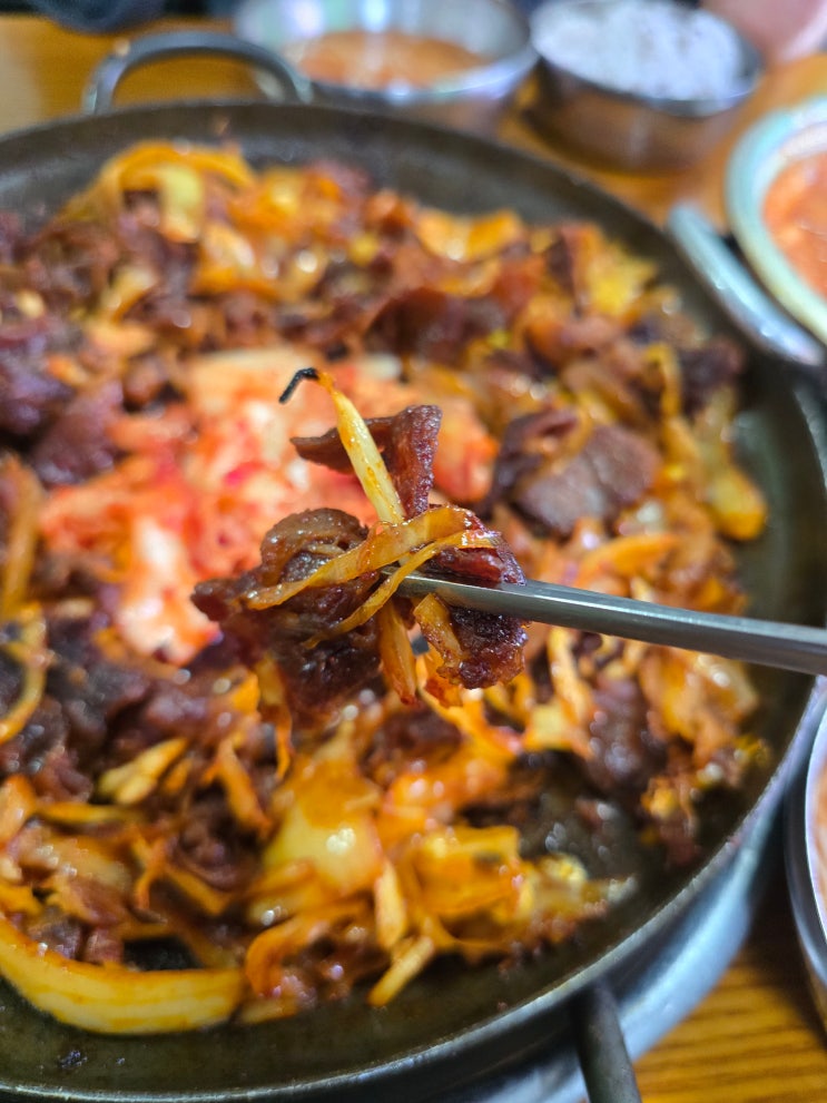  온천장 목화기사식당 후기, 와이프가 가장 좋아하는 원픽 불백 맛