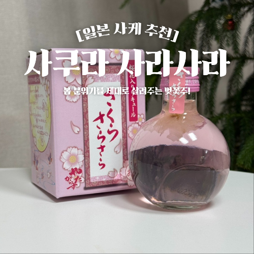  사쿠라 사라사라 벛꽃주 파는곳 일본 사케 선물 추천