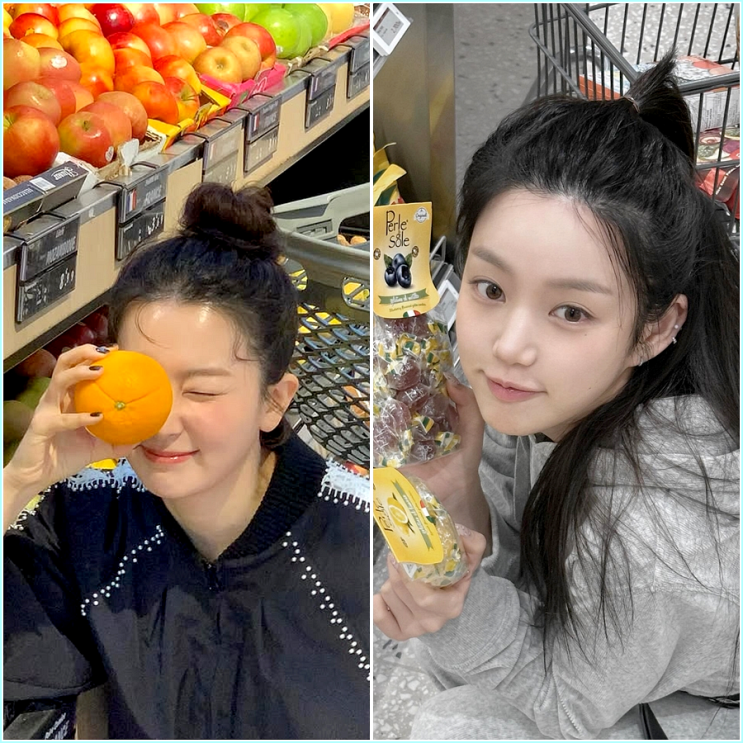  "동네 마트 가는데 이렇게 힙하다고?" 레드벨벳 슬기 vs 이유비, 극과 극 장보기 룩 코디 대결