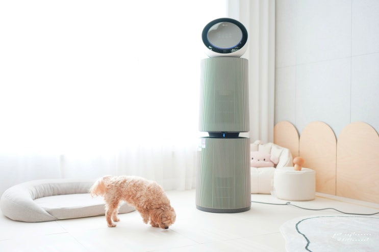  강아지 냄새 고양이 털 펫공기청정기 추천, LG 퓨리케어 AI 오브제컬렉션 360 공기청정기 M7