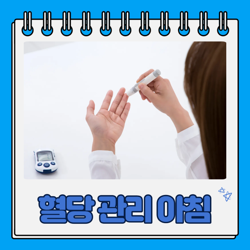 혈당 관리에 좋은 식단 당뇨 환자추천 아침 식사 메뉴
