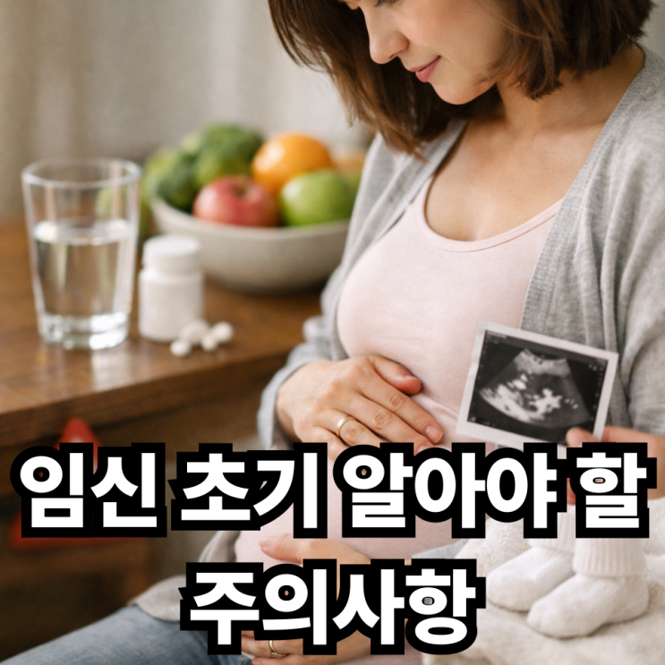  임신 1~3개월 임산부 주의사항 총정리, 초기 임신 꼭 알아야 할 생활 관리